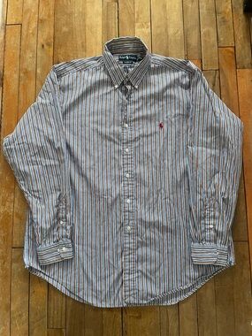 Ralph Lauren striped button down-XL